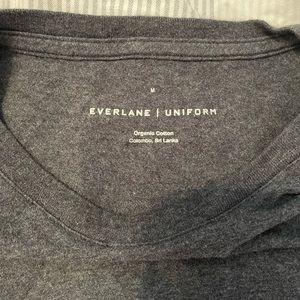 Everlane M medium men t-Shirt Uniform 100% Organic Cotton